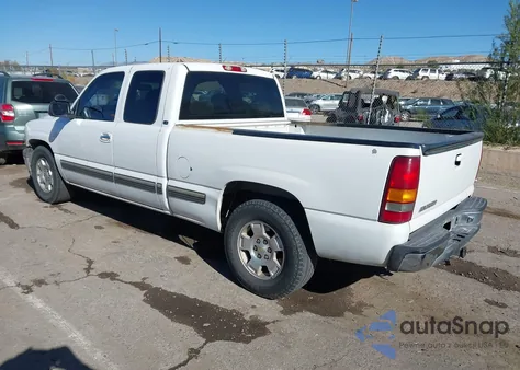 2000 Chevrolet Silverado 1500 Ls из США, поврежденный, VIN 2GCEC19VXY1333484